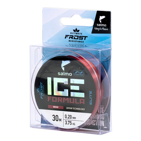 Леска монофильная Salmo Elite Ice Formula Wine Red, 030/020