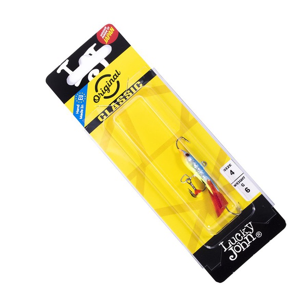 Балансир Lucky John Classic 4 с тройником 40 мм 65HRT