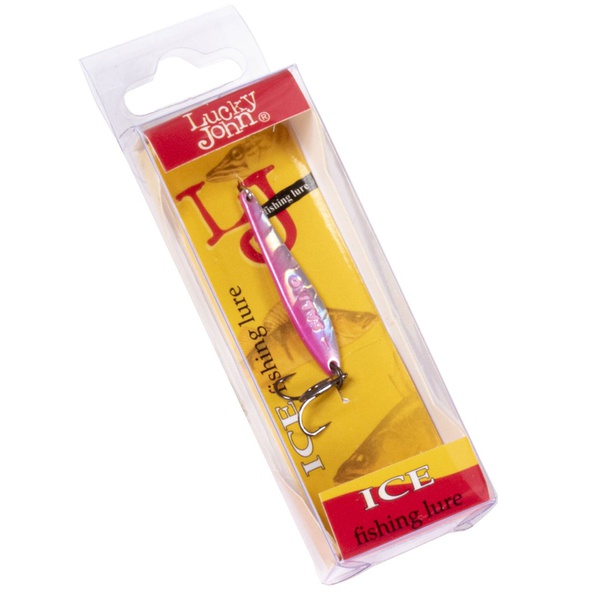 Блесна вертикальная Lucky John Model S-1 c тройником, 1.5г PG