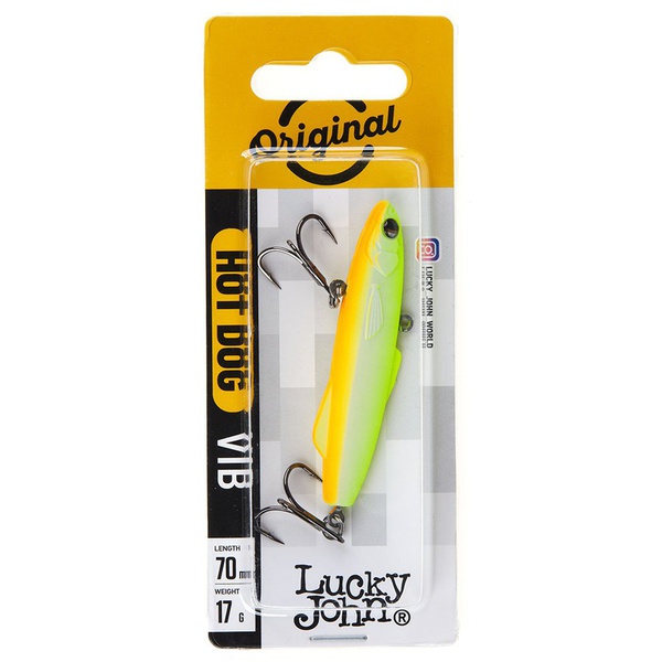Воблер вертикальный Lucky John HotDog Vib S 70 003