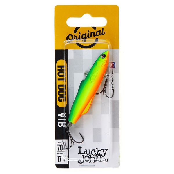Воблер вертикальный Lucky John HotDog Vib S 70 010