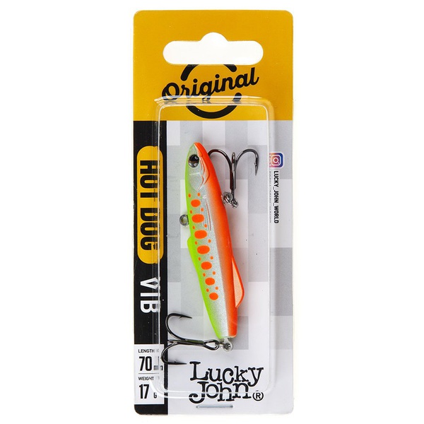 Воблер вертикальный Lucky John HotDog Vib S 70 023