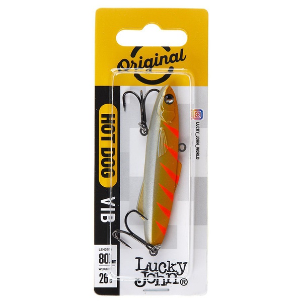 Воблер вертикальный Lucky John HotDog Vib S 80 024