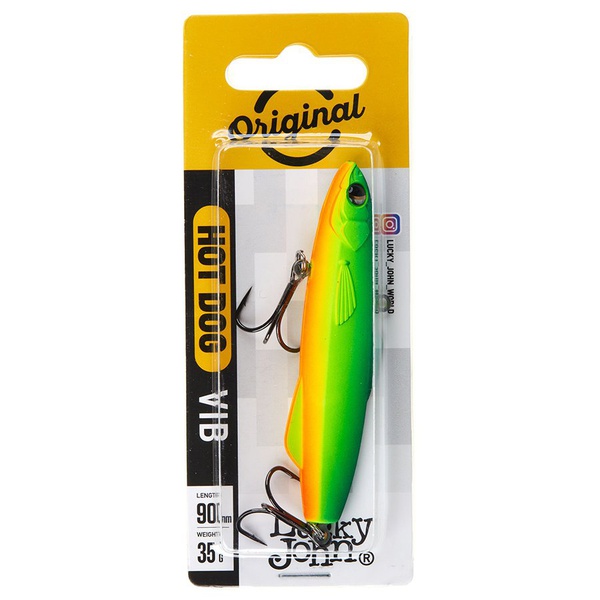 Воблер вертикальный Lucky John HotDog Vib S 90 010