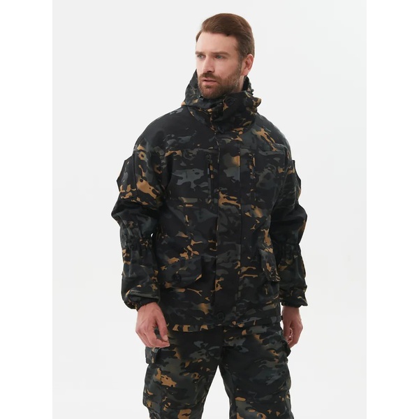 Костюм Huntsman Горка-5, демисезонный Мультикам City (С110-1BLACK), тк. смесовая рипстоп