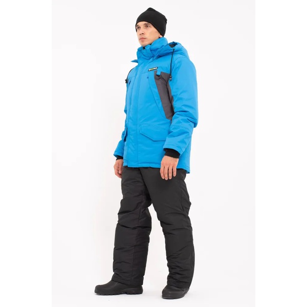 Костюм-поплавок OneRus Фишер -45°С (тк. Кошачий глаз) синий/серый