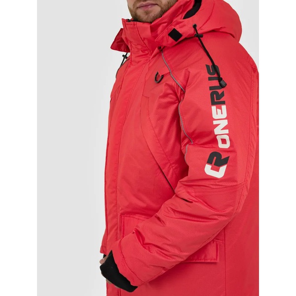 Костюм-поплавок OneRus Фишер -45°С (тк. Кошачий глаз) красный/черный