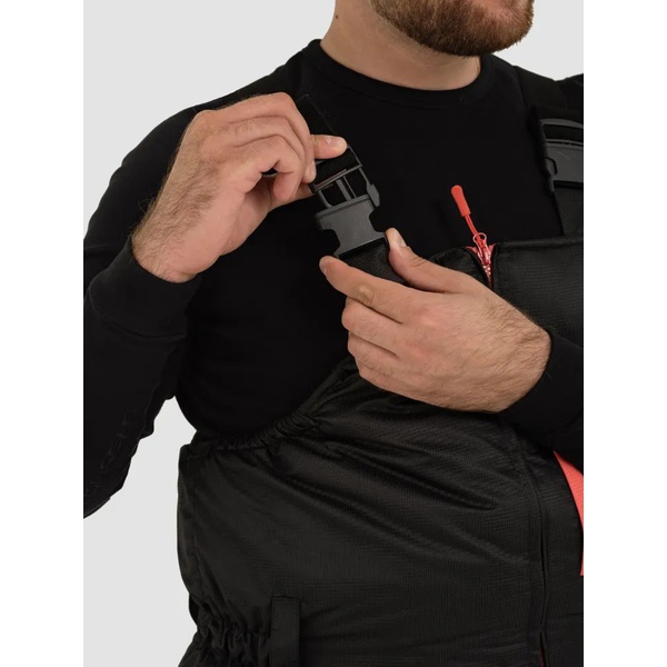 Костюм-поплавок OneRus Фишер -45°С (тк. Кошачий глаз) красный/черный