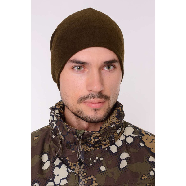 Шапка Тритон Fleece однослойная коричневый