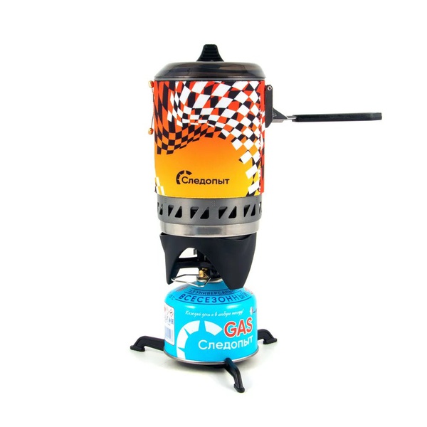 Газовая система приготовления пищи Следопыт Forza Turbo Boil Mini (с переходником для посуды)