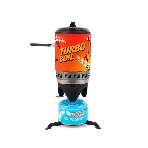 Газовая система приготовления пищи Следопыт Forza Turbo Boil Mini (с переходником для посуды)