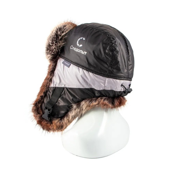 Шапка-ушанка Следопыт Voyager (плащевая ткань, соболь)