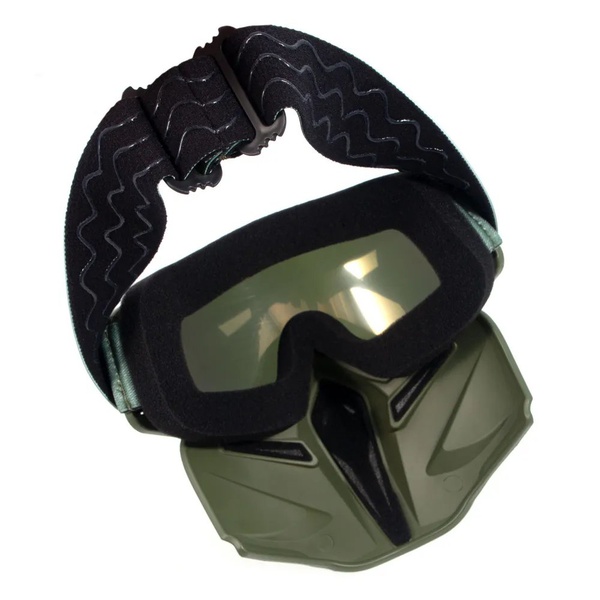 Маска мотоциклетная/снегоходная Следопыт M6 линза chrome chamelion