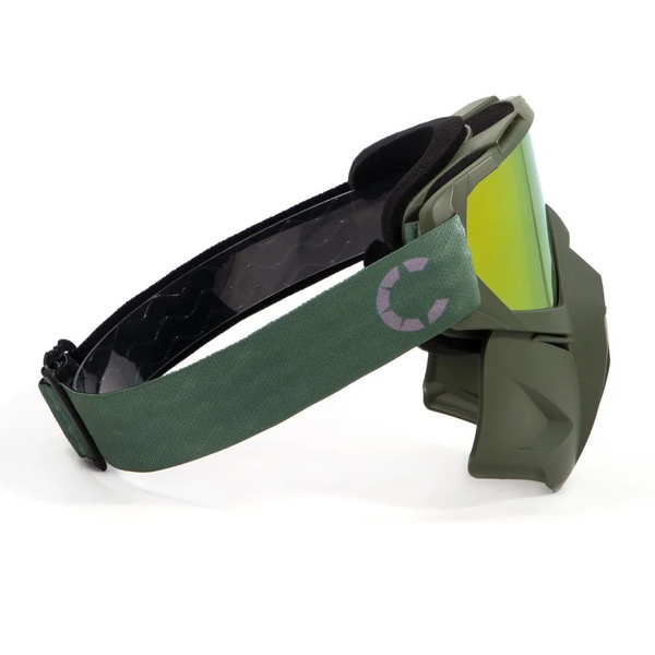 Маска мотоциклетная/снегоходная Следопыт M6 линза chrome chamelion