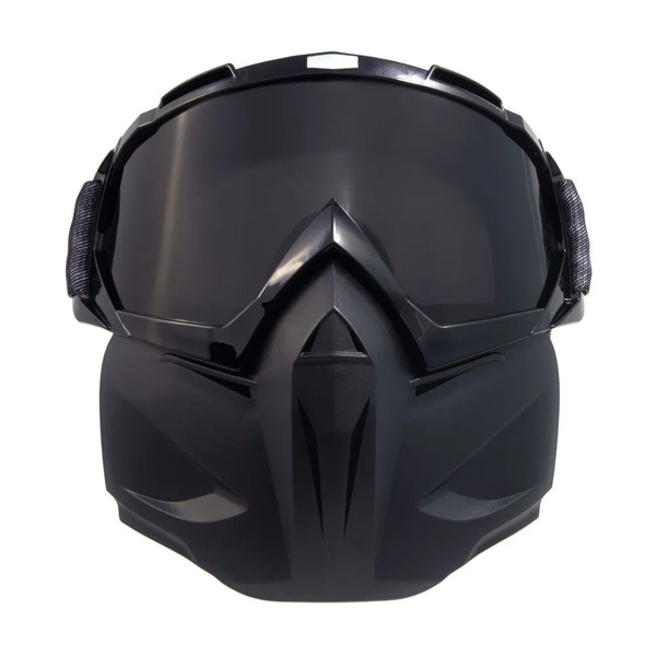 Маска мотоциклетная/снегоходная Следопыт M6 линза grey