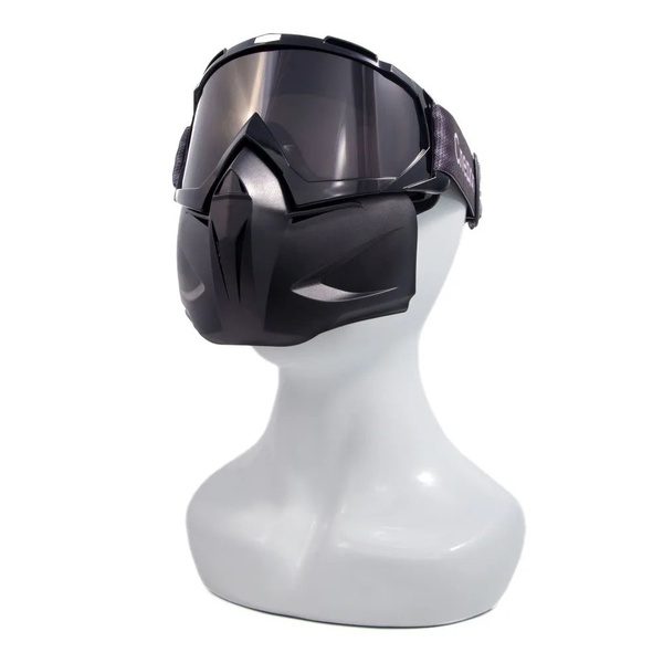 Маска мотоциклетная/снегоходная Следопыт M6 линза grey