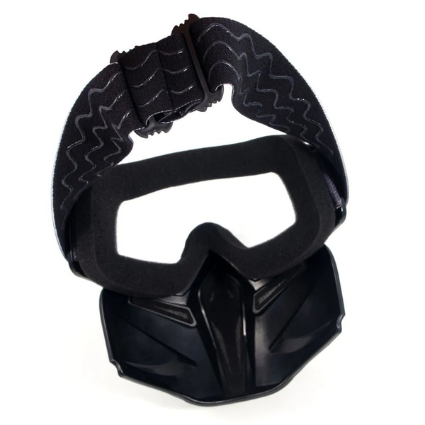 Маска мотоциклетная/снегоходная Следопыт M6 линза transparent