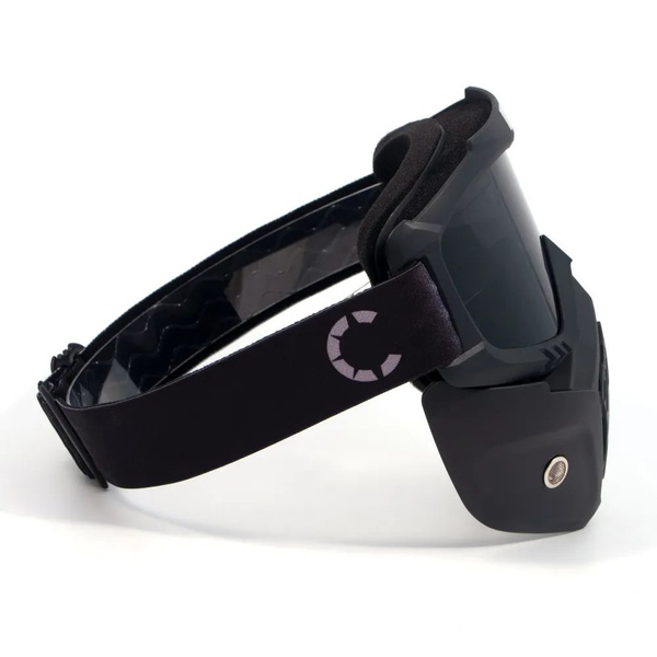 Маска мотоциклетная/снегоходная Следопыт M7 линза grey