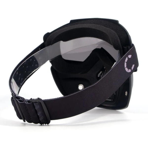 Маска мотоциклетная/снегоходная Следопыт M7 линза grey