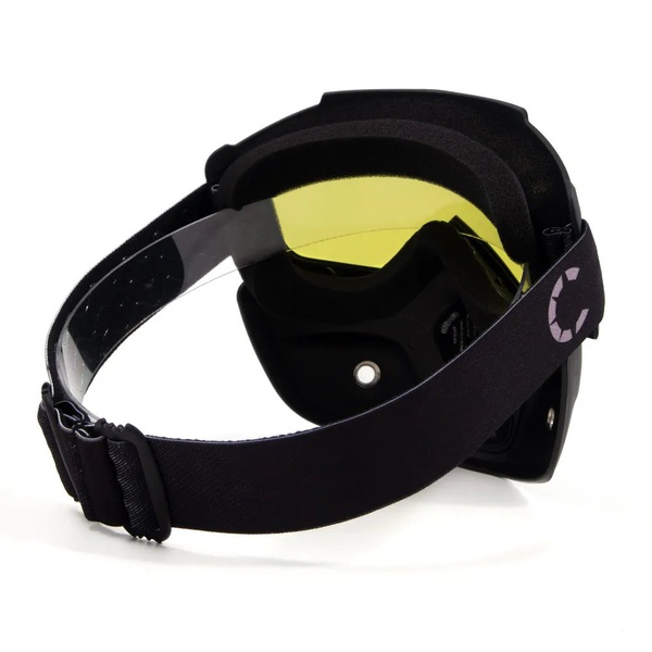 Маска мотоциклетная/снегоходная Следопыт M7 линза yellow