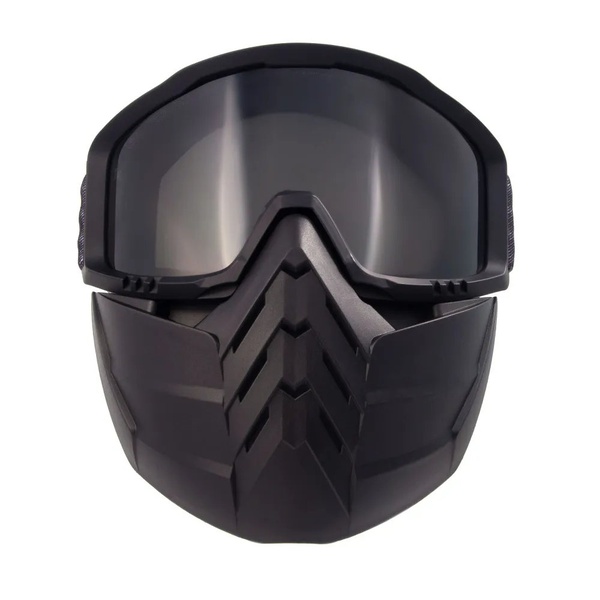Маска мотоциклетная/снегоходная Следопыт M8 линза grey