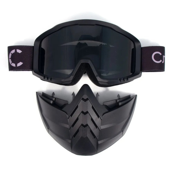 Маска мотоциклетная/снегоходная Следопыт M8 линза grey