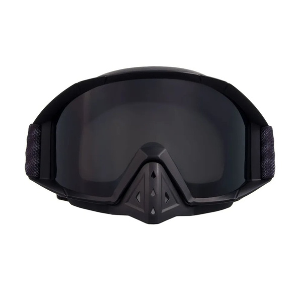 Маска мотоциклетная/снегоходная Следопыт М10 линза grey