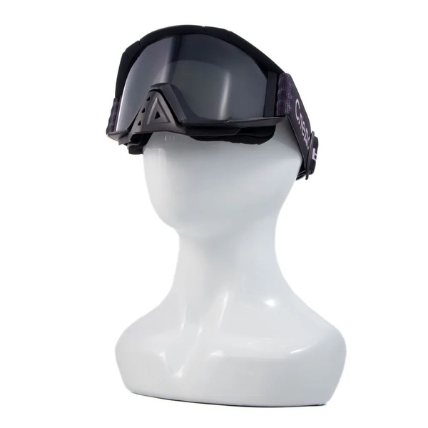 Маска мотоциклетная/снегоходная Следопыт М10 линза grey