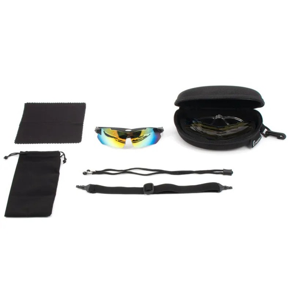 Очки защитные Следопыт со сменными линзами (1шт – поляриз., 4 шт - UV)