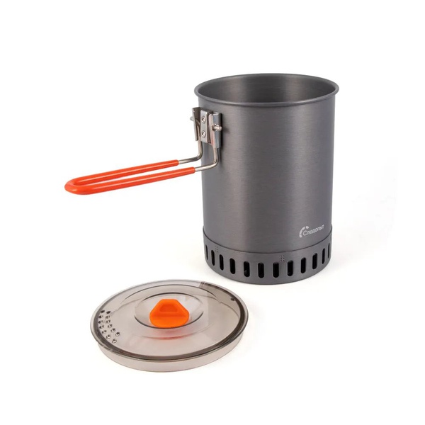 Кастрюля походная с радиатором Следопыт Forza (1 л, анодир. алюм.)