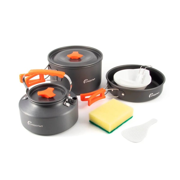 Набор посуды Следопыт Optimum (3 персоны, анодир. алюм.)