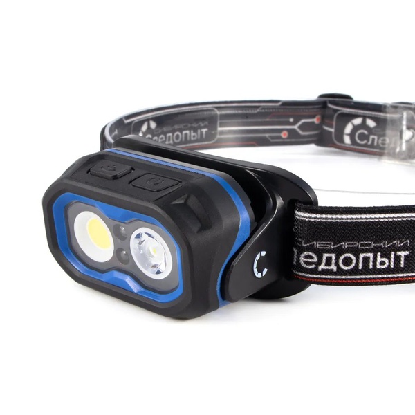 Фонарь налобный Сибирский Следопыт Narvy (1 LED+1 СОВ, аккум. 220В)