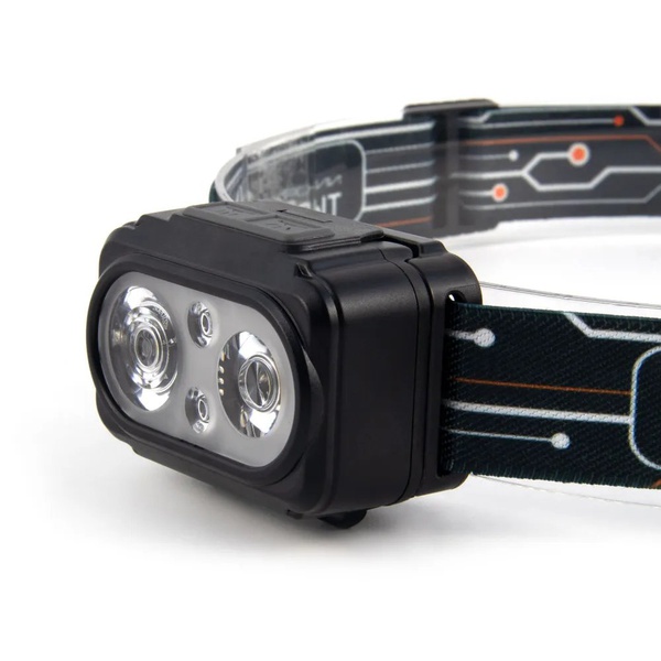 Фонарь налобный Сибирский Следопыт Pulsar (2 LED+2 LED SMD, аккум. 220В)