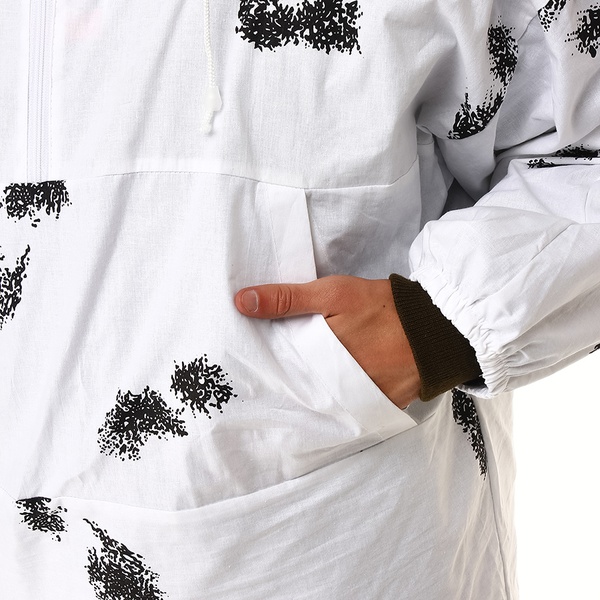 Костюм маскировочный Huntsman Метель анорак Клякса, тк. шёлк