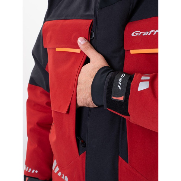 Костюм рыболовный Graff (до -50 ℃) красный/черный
