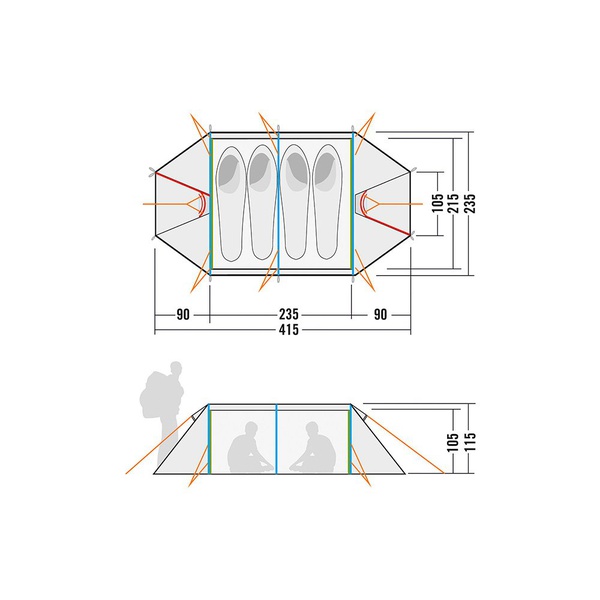 Палатка Tatonka Buffin 4