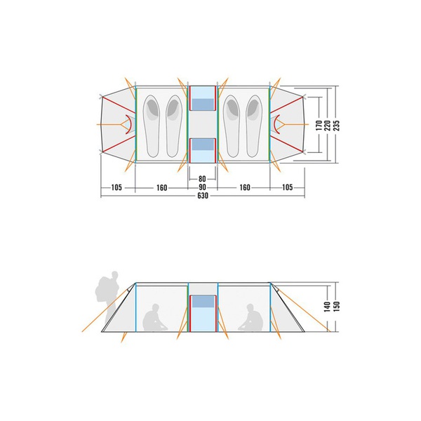 Палатка Tatonka Alaska Family DLX