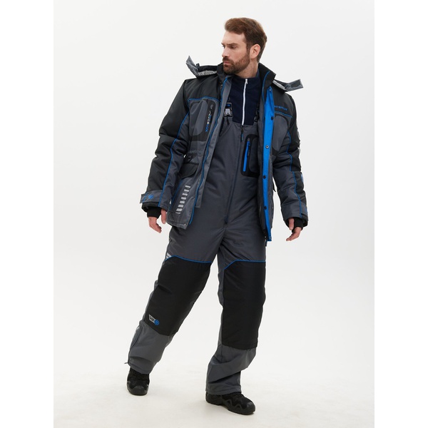 Костюм Huntsman Полюс Lux V-2 Серый/чёрный