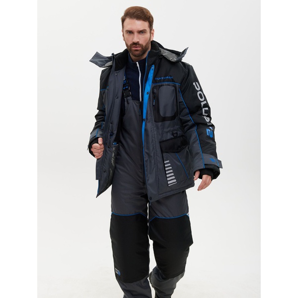 Костюм Huntsman Полюс Lux V-2 Серый/чёрный