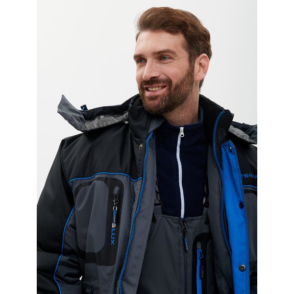 Костюм Huntsman Полюс Lux V-2 Серый/чёрный