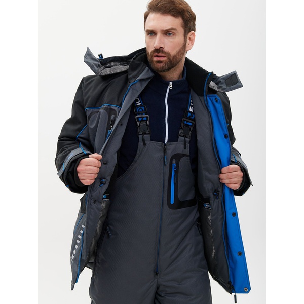 Костюм Huntsman Полюс Lux V-2 Серый/чёрный