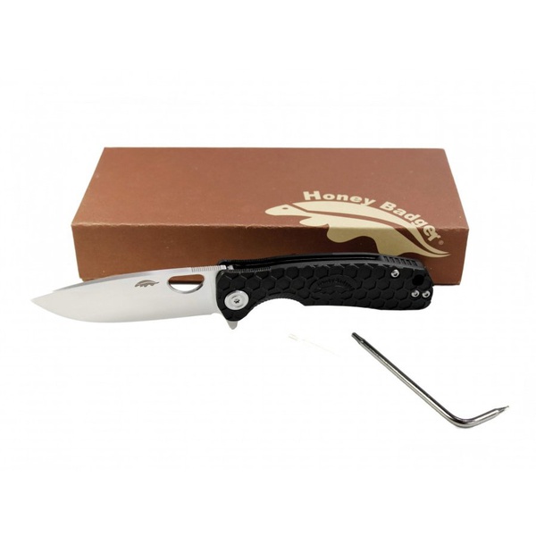 Нож Honey Badger Flipper L чёрный