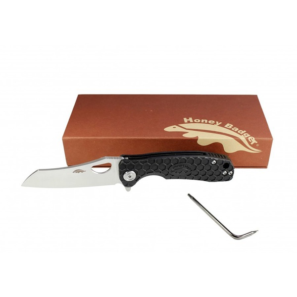 Нож Honey Badger Wharncleaver L чёрный