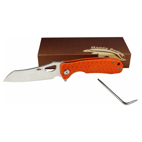 Нож Honey Badger Wharncleaver L оранжевый