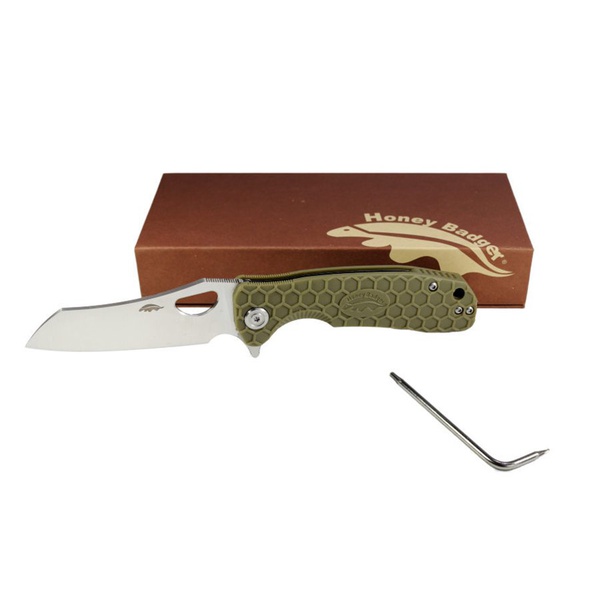 Нож Honey Badger Wharncleaver M зелёный