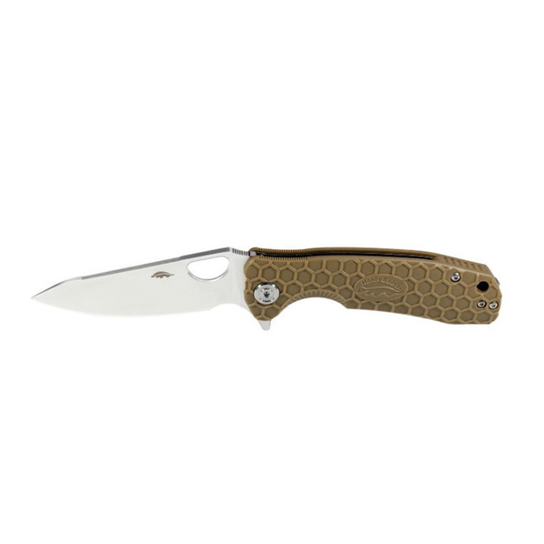 Нож Honey Badger Leaf M, D2 песочный