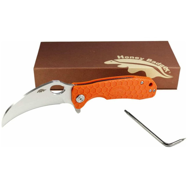 Нож Honey Badger Claw L, D2 оранжевый