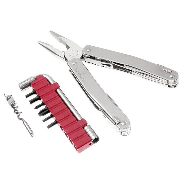 Мультитул Victorinox SwissTool Spirit X Plus кожаный чехол