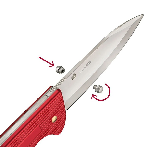 Нож Victorinox Evoke Alox, 136 мм, 4 функции красный
