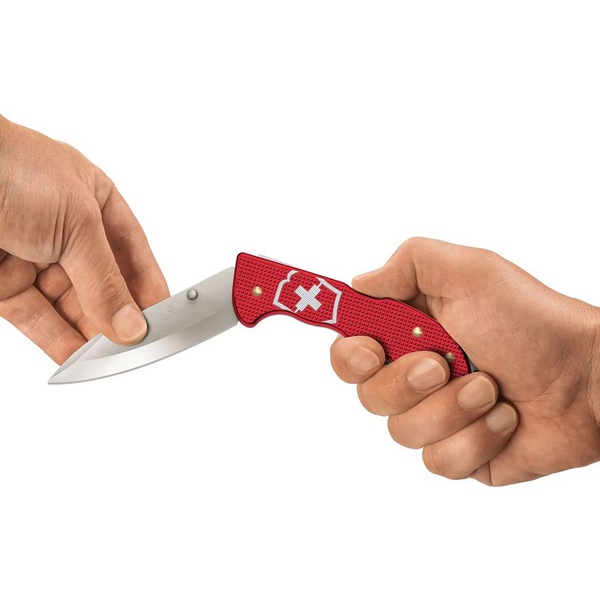 Нож Victorinox Evoke Alox, 136 мм, 4 функции красный
